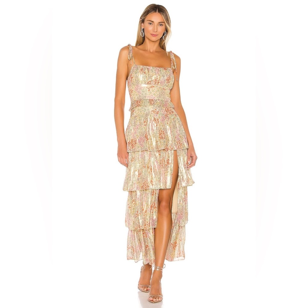 Lovers and friends santorini maxi dress size small, worn once!